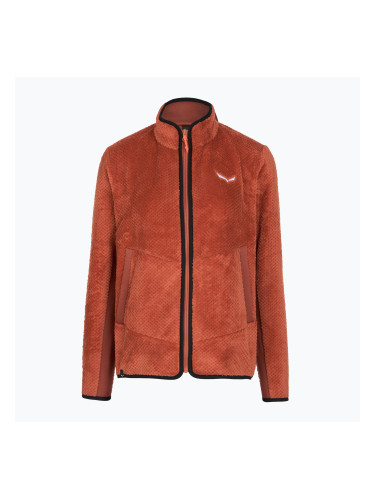 Дамски суитшърт за трекинг Salewa Puez Warm Full Zip etruscan red