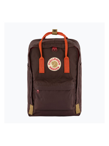 Градска раница Fjällräven Kanken Koncept Laptop 15" 18 l black oak/rowan red