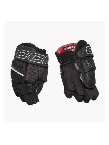 Детски хокейни ръкавици CCM Next YT Gloves black/white