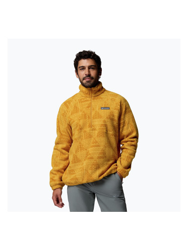 Мъжки поларен суитшърт Columbia Timber Crest MTR Fleece Printed HZ squash/geomix tonal