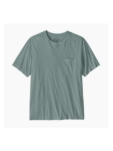 Мъжка тениска Patagonia Daily Pocket Tee blue sage