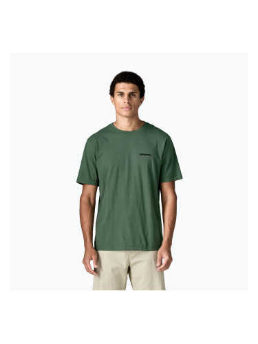 Мъжка тениска Patagonia P-6 Logo canopy green