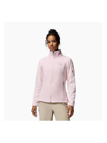 Дамски поларен суитшърт Columbia Fast Trek II powder pink