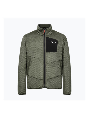 Мъжки суитшърт за трекинг Salewa Puez Warm Full Zip faded green