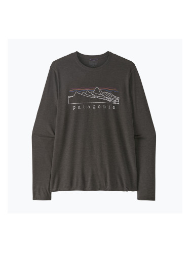 Мъжка блуза с дълъг ръкав  Patagonia Cap Cool Trail Stratapeaks ink black