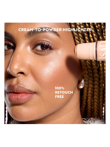 Кремообразен хайлайтър стик IsaDora The Highlight Stick Cream to Silky Powder