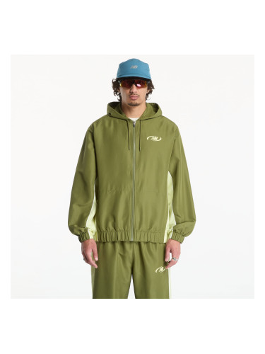 Яке New Balance Trackside Woven Jacket Sport Green/ Fennel Seed L