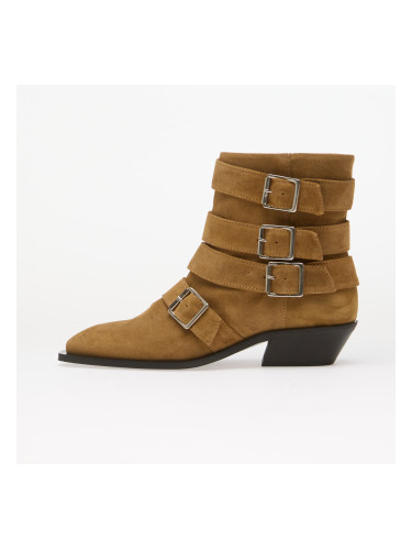 Alohas Eras Suede Leather Ankle Boots Tan 36