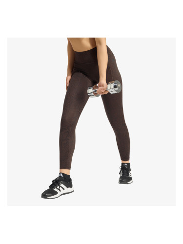 Легени adidas Optimé Primelift Snake 7/8 Leggings Aurora Coffee/ Black L