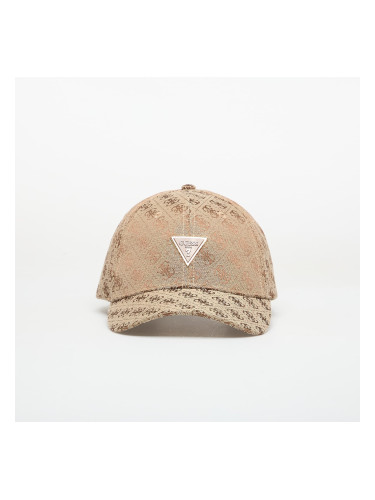 Шапка GUESS Katya Baseball Cap Latte Logo Universal