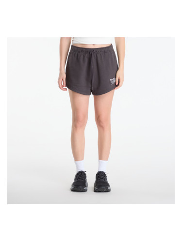 Къси панталони New Balance Trackside French Terry Short Black Cement XS