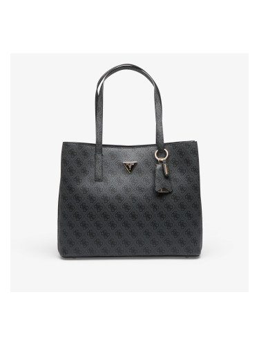 GUESS Meridian Ii Girlfriend Tote Coal Logo Universal