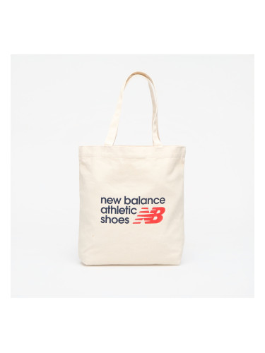 Чанта New Balance NB Athletics Graphic Tote Sea Salt/ Nb Navy/ Te Red Universal