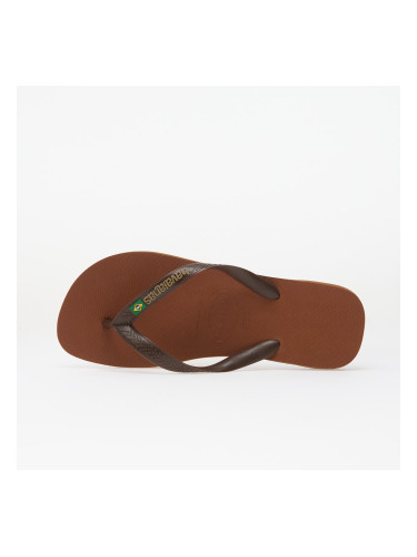 Havaianas Brasil Logo Rust/ Dark Brown 37/38