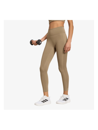 Легени adidas Optimé Workout 3-stripes 7/8 Leggings Khaki Six L