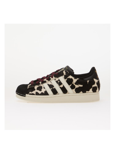 adidas Superstar II Core Black/ Off White/ Maroon 8