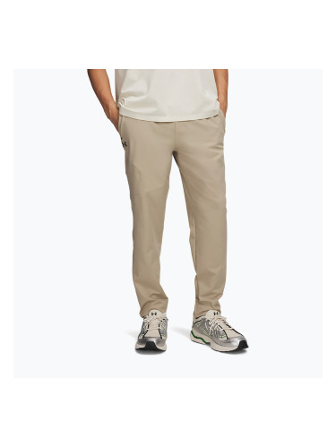 Мъжки панталони за тренировка Under Armour Unstoppable Tapered Pants city khaki/black