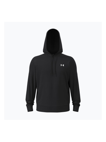 Мъжки суитшърт Under Armour Flex Fleece Hoodie ultimate black/white
