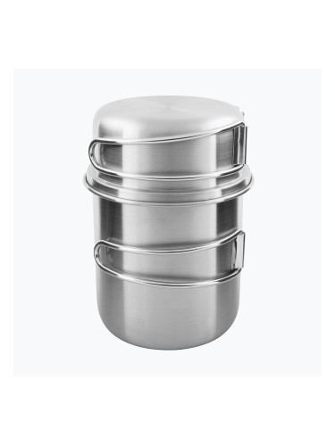 Tatonka Чаша с дръжка 600 ml комплект стоманени съдове за пътуване