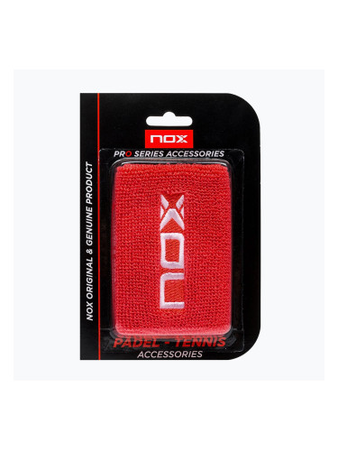 Хавлиени накитници NOX Wristband with Logo 2 szt. white/blue