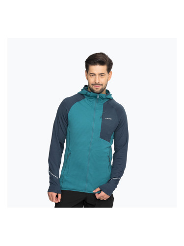 Мъжки суитшърт за трекинг Viking Birger Hoodie blue/navy