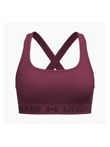 Спортен сутиен  Under Armour Crossback Mid claret/ox blood
