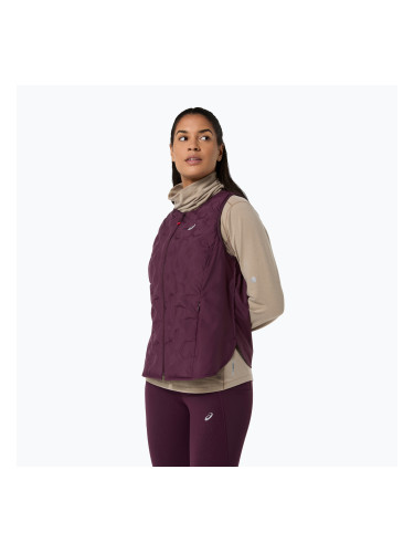 Дамски елек за бягане Asics Nagino Run Padded Gilet dark aubergine