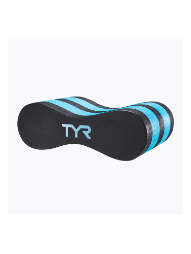 Дъска за плуване TYR Pull Float с осмица в черно и синьо LPF_011
