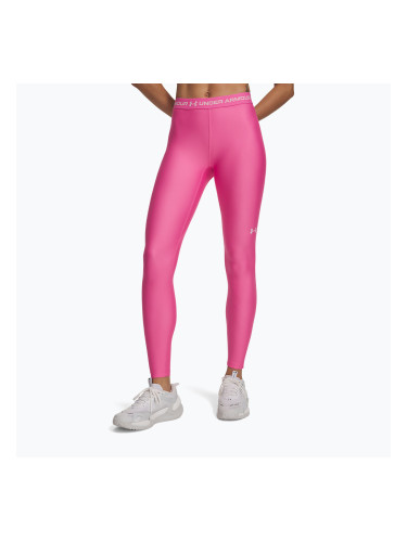 Дамски тренировъчен клин Under Armour HeatGear Leggings pink frenzy/prime pink