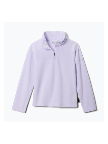 Детски поларен суитшърт Columbia Glacial Fleece Half Zip Purple Tint