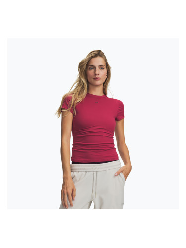 Дамска тренировъчна тениска Under Armour Motion Fitted SS claret/ox blood