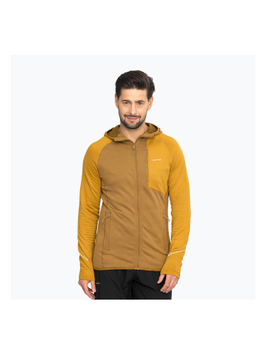 Мъжки суитшърт за трекинг Viking Birger Hoodie light brown/yellow