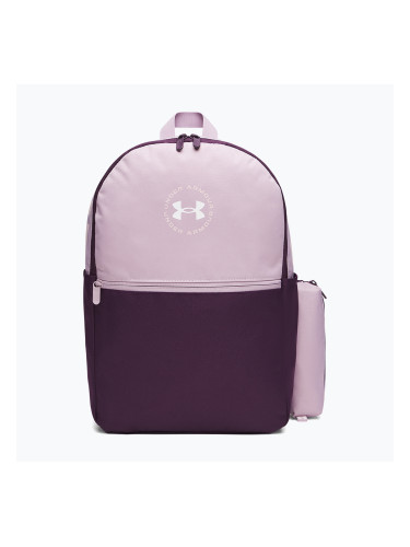 Градска раница Under Armour Essential Printed Backpack mauve pink/purple echo/white