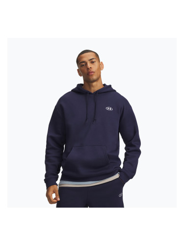 Мъжки суитшърт Under Armour Rival Fleece Hoodie midnight navy/white