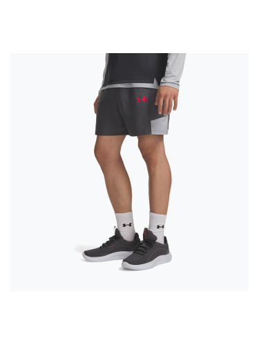 Мъжки тренировъчни шорти Under Armour Tech Utility Shorts castlerock/mod gray/racer red
