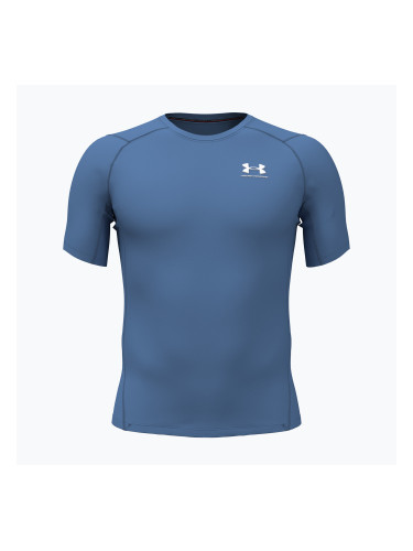 Мъжка тренировъчна тениска Under Armour HG Armour Comp aegean blue/white
