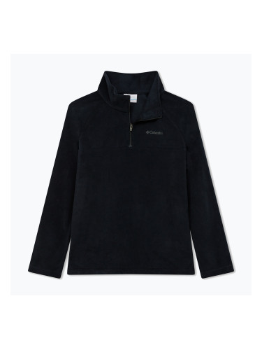 Детски поларен суитшърт Columbia Glacial Half Zip Black