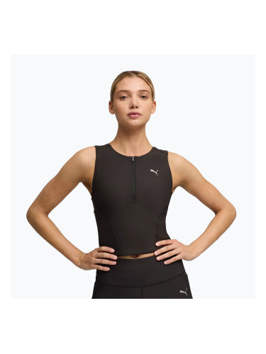 Дамски топ за бягане PUMA Run Lightstride Crop Top puma black