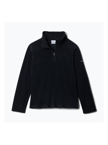 Детски поларен суитшърт Columbia Glacial Fleece Half Zip Black