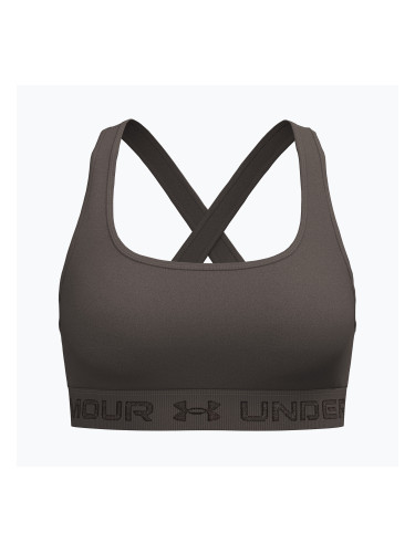 Спортен сутиен  Under Armour Crossback Mid peppercorn/kona brown