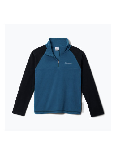 Детски поларен суитшърт Columbia Glacial Half Zip phoenix blue/black