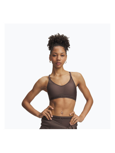Спортен сутиен  Under Armour Crossback Low peppercorn/kona brown