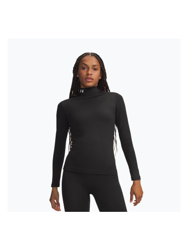 Дамска блуза с дълъг ръкав за  тренировка Under Armour ColdGear Mock LS ultimate black/white