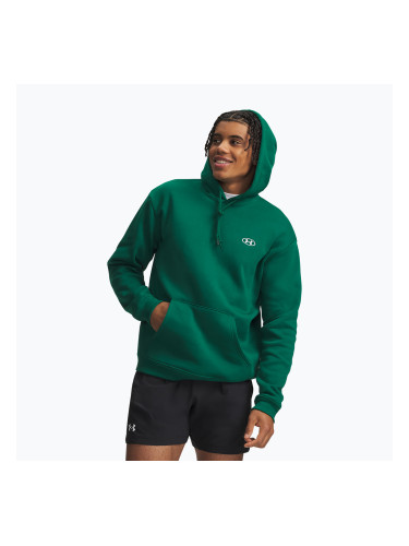 Мъжки суитшърт Under Armour Rival Fleece Hoodie campus ivy/white