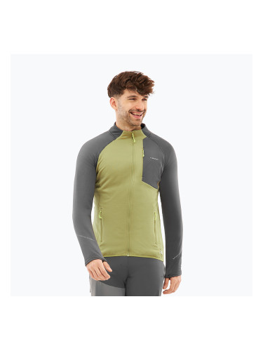 Мъжки суитшърт за трекинг Viking Birger olive/dark grey
