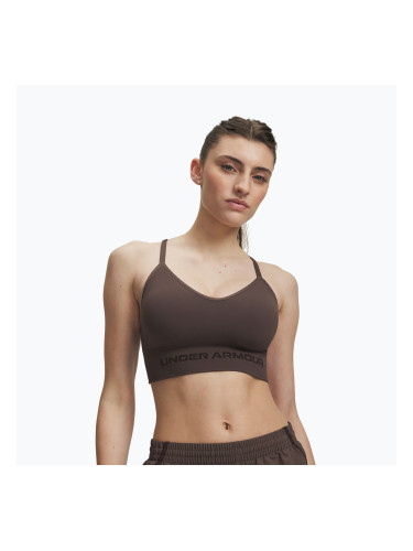 Спортен сутиен  Under Armour Vanish Seamless Low peppercorn/kona brown