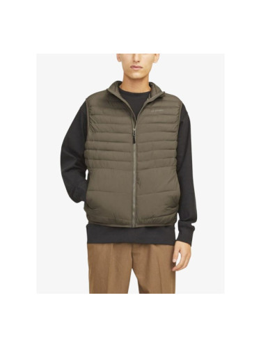 JACK&JONES Jjestate Packable BW Collar Noos Canteen Green