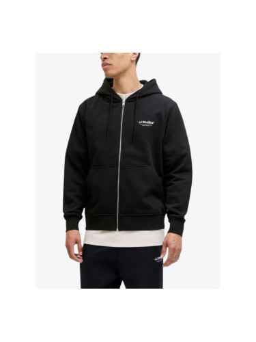 JACK&JONES JJesoho Sweat Zip Hood Noos Black
