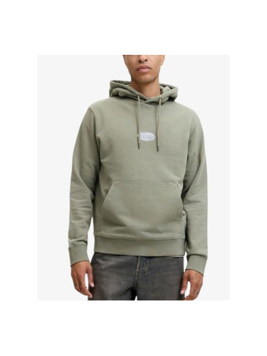 JACK&JONES Jjedetroit Sweat Hood Styd AW25 Gray