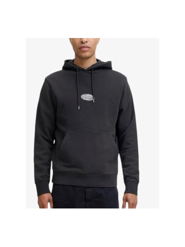 JACK&JONES Jjedetroit Sweat Hood Styd AW25 Black